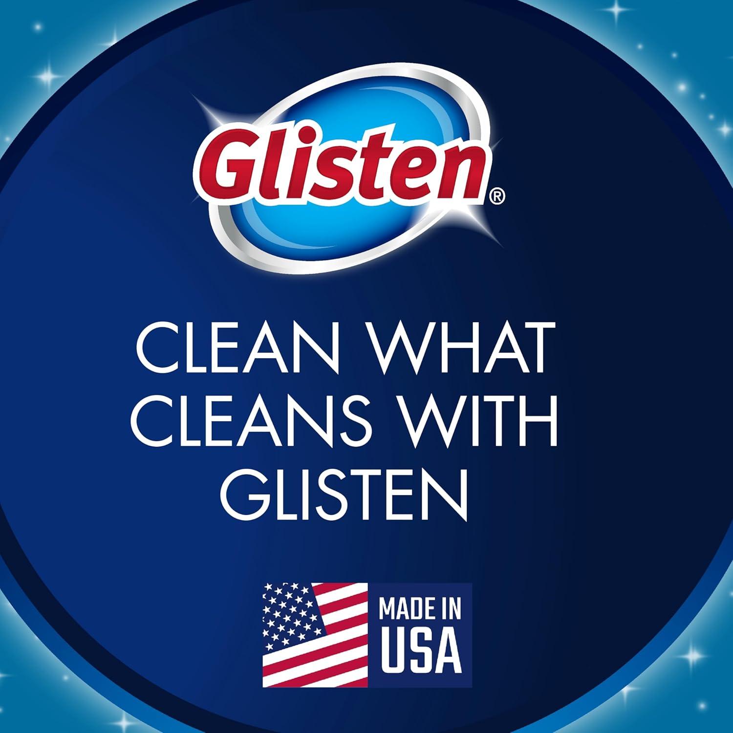 image:imageGlisten Dishwasher Cleaner Removes Limescale Rust Buildup and Grease Lemon Scent Made in the USA 12 Ounce Bottle 3Pack12 Fl Oz Pack of 1