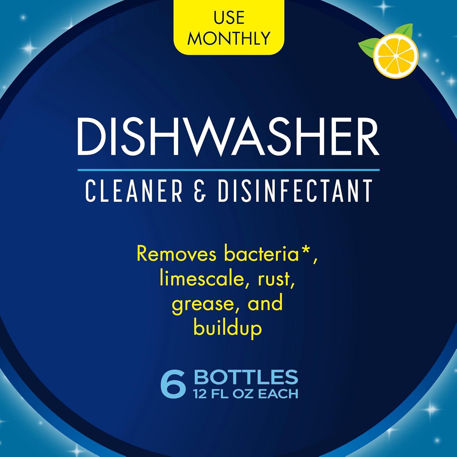 image:imageGlisten Dishwasher Cleaner Removes Limescale Rust Buildup and Grease Lemon Scent Made in the USA 12 Ounce Bottle 3Pack12 Fl Oz Pack of 6