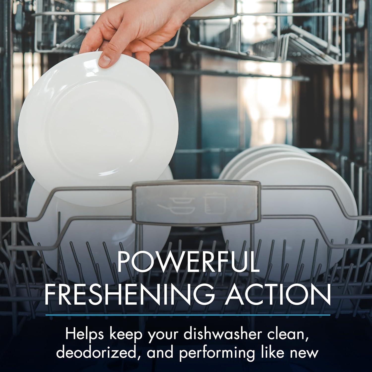 image:imageGlisten Dishwasher Cleaner and Freshener Deodorizer Cleans and Freshens During Wash Cycle Made in the USA Lemon Scent 9 Tablets3 Count Pack of 3