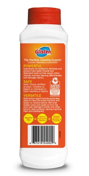 image:imageGlisten Washing Machine Cleaner Helps Remove Odor Buildup and Limescale Fresh Scent Made in the USA 12 Ounce Bottle12 Fl Oz Pack of 2
