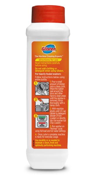 image:imageGlisten Washing Machine Cleaner Helps Remove Odor Buildup and Limescale Fresh Scent Made in the USA 12 Ounce Bottle12 Fl Oz Pack of 2