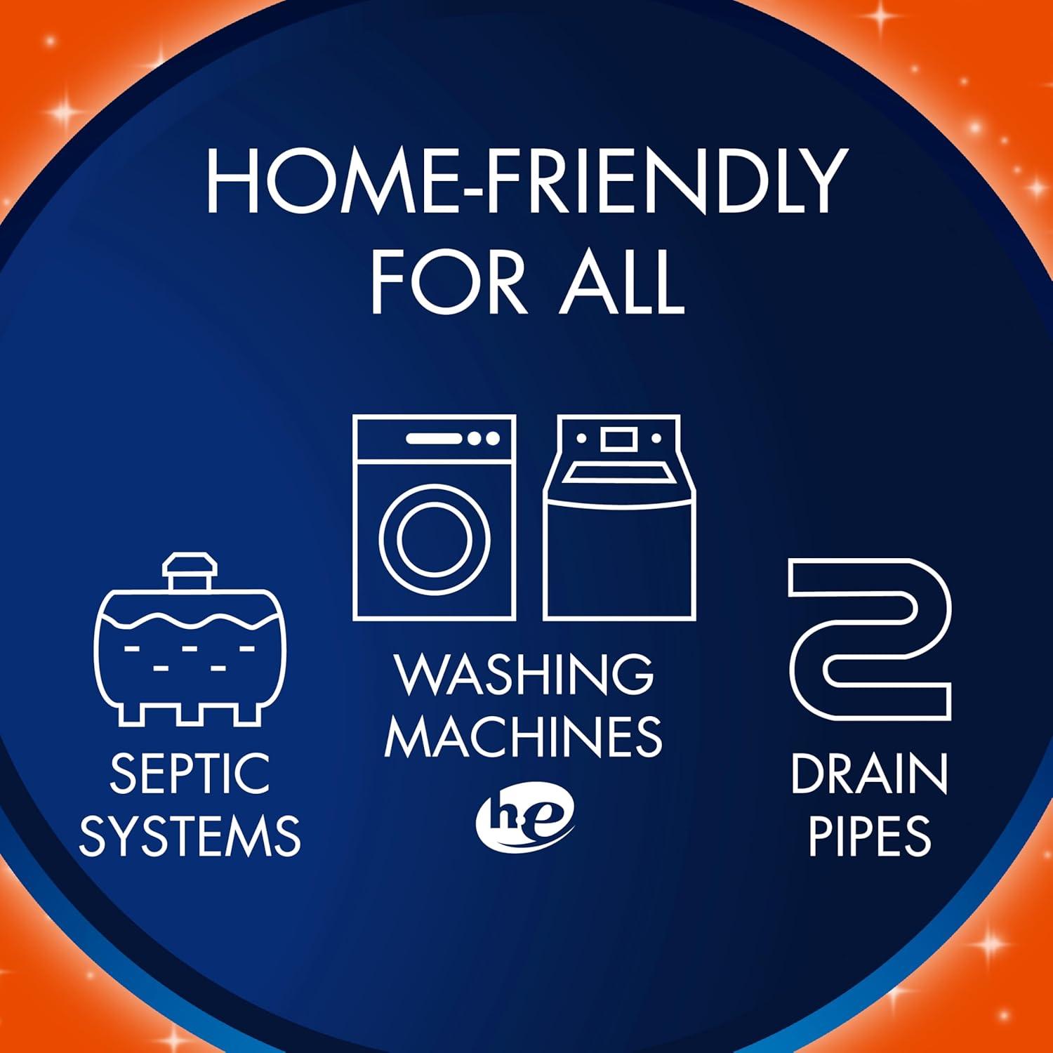 image:imageGlisten Washing Machine Cleaner and Freshener Deodorizer for All Top Load and Front Load Washers and HE Machines Made in the USA Fresh Scent 9 Tablets9 Count Pack of 1