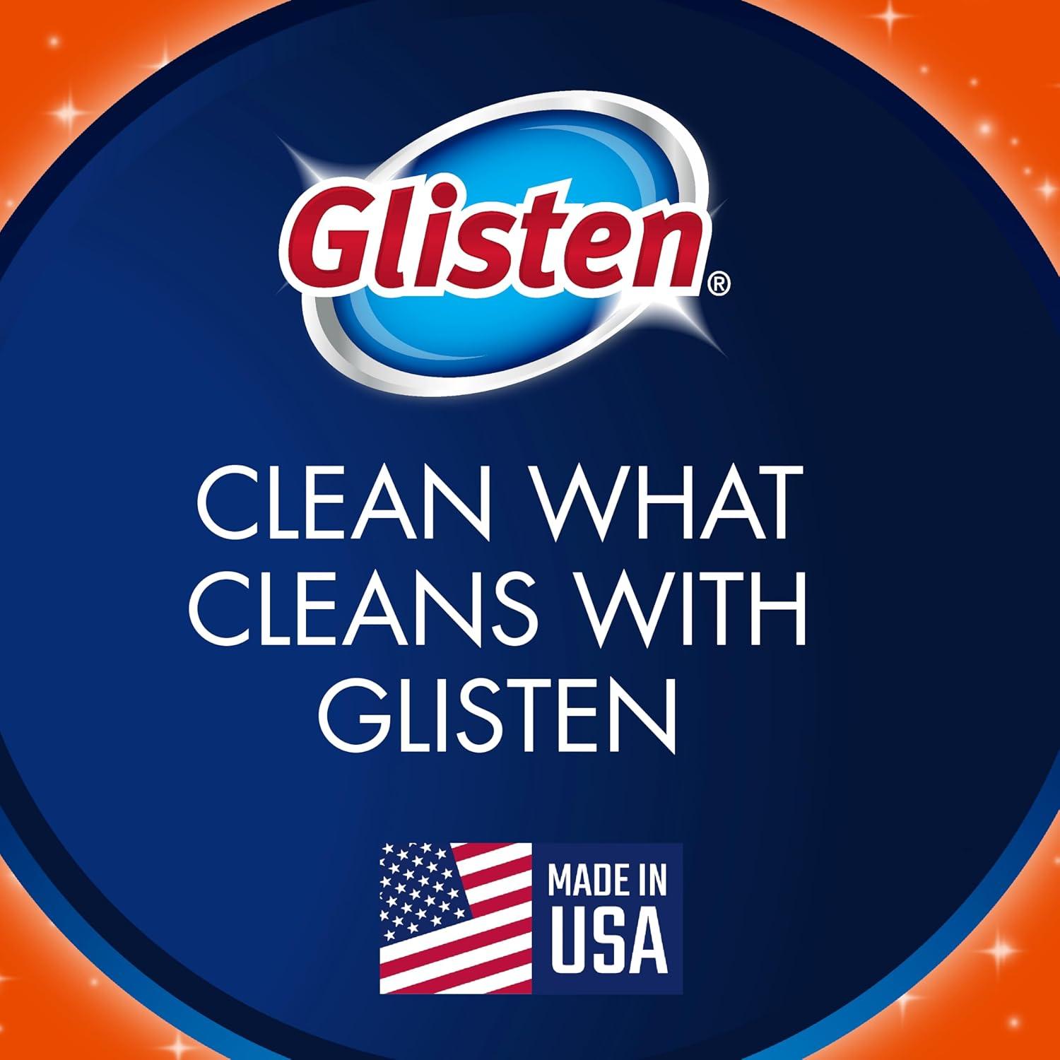 image:imageGlisten Washing Machine Cleaner and Freshener Deodorizer for All Top Load and Front Load Washers and HE Machines Made in the USA Fresh Scent 9 Tablets9 Count Pack of 12