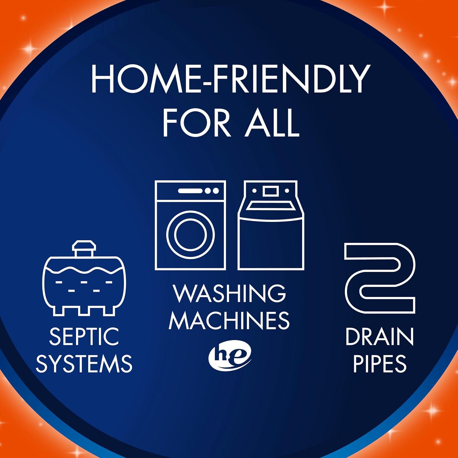 image:imageGlisten Washing Machine Cleaner and Freshener Deodorizer for All Top Load and Front Load Washers and HE Machines Made in the USA Fresh Scent 9 Tablets9 Count Pack of 12