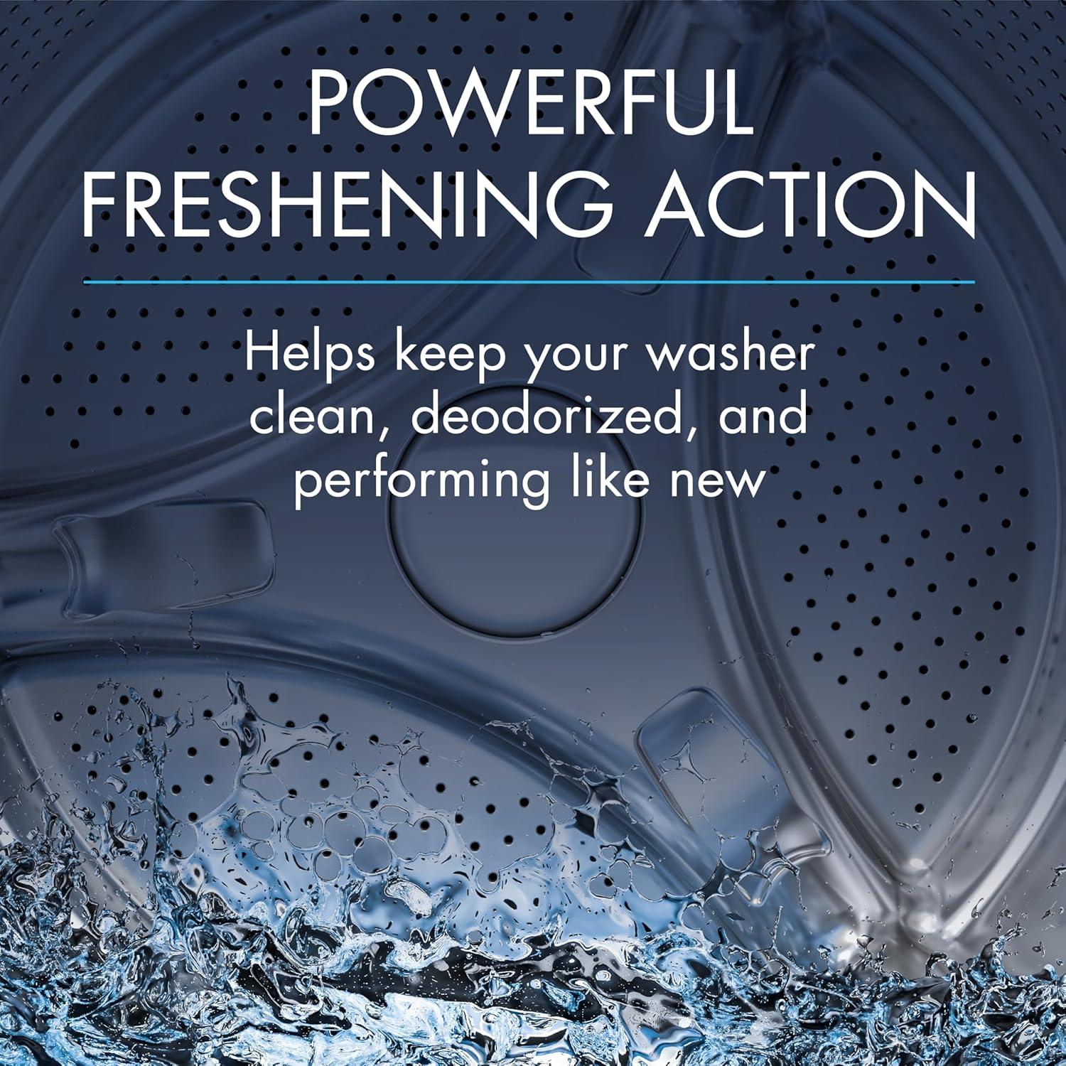 image:imageGlisten Washing Machine Cleaner and Freshener Deodorizer for All Top Load and Front Load Washers and HE Machines Made in the USA Fresh Scent 9 Tablets9 Count Pack of 1