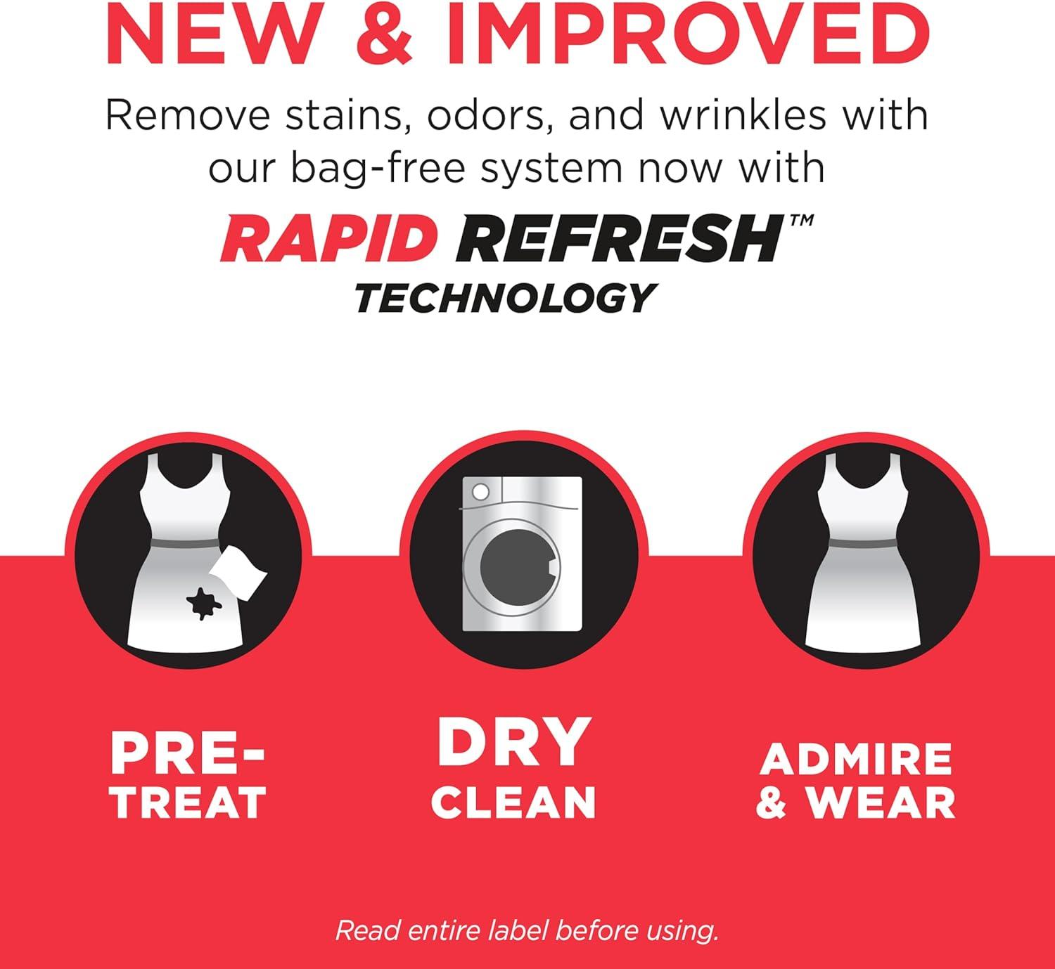 image:imagedryel AtHome Dry Cleaner Starter Kit with Wrinkle Release Spray New and Improved Gentle Laundry Care for Special Fabrics and DryCleanOnly Clothes 8 Loads with OntheGo Stain Remover