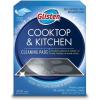 image:imageGlisten Cooktop and Kitchen Cleaning Pads for Glass Gas Ranges Ovens Microwaves and More Dissolves Grease and Baked on Foods Lemon Scent 24 Large Pads or 48 Small Pads14 Count Pack of 1
