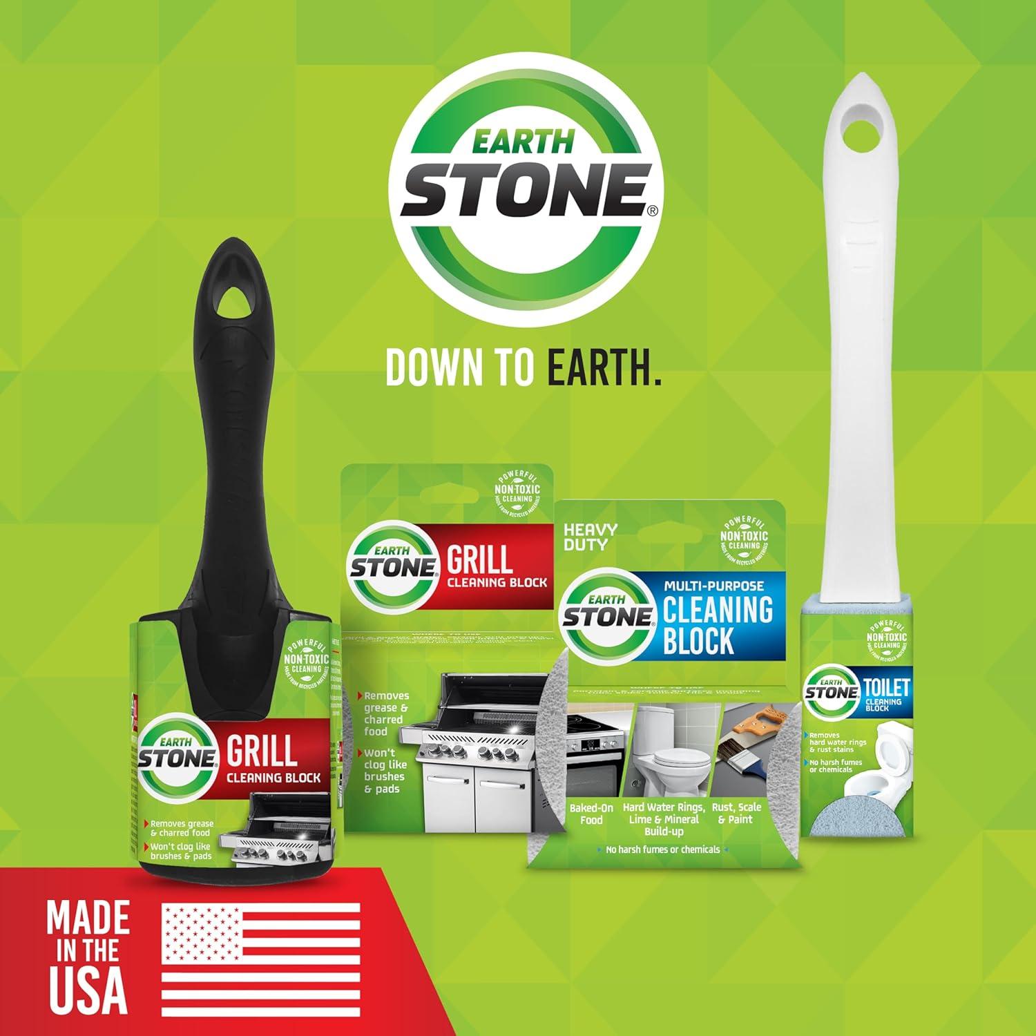 image:imageEarthStone MultiPurpose Cleaning Block For Kitchens Bathrooms Tools and More Made in the USA 3Pack1 Ounce Pack of 1
