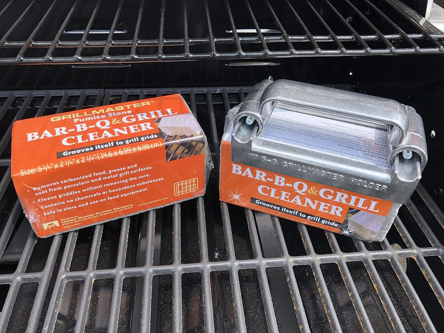 image:imageGrillmaster BQ12 BarBQ Cleaner Pumice Stone GrillBrick for Grill Cleaning Medium Size 575x275x275 inches Each1