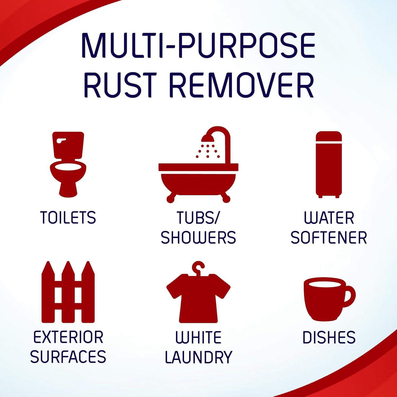 image:imageIron OUT Rust Stain Remover Powder Remove Rust Stains In Bathrooms Kitchens Appliances Laundry And Outdoors 475 Pound Bottle76 Ounce Pack of 3