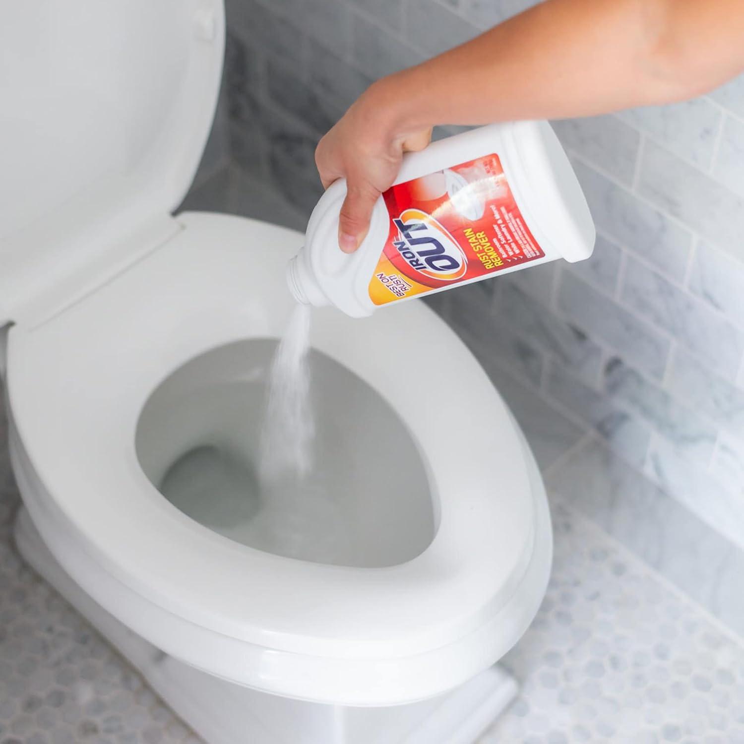 image:imageIron OUT Rust Stain Remover Powder Remove Rust Stains In Bathrooms Kitchens Appliances Laundry And Outdoors 475 Pound Bottle76 Ounce Pack of 6