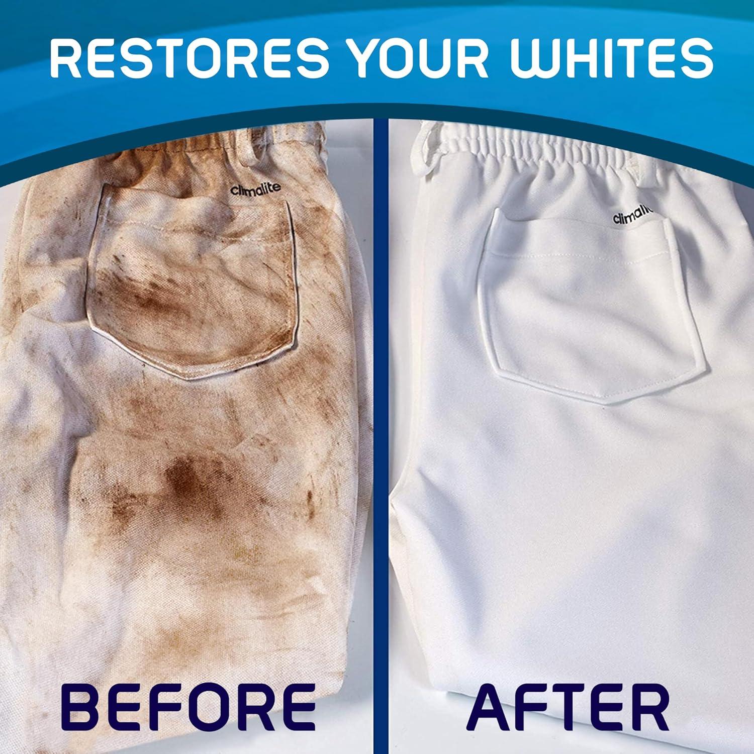 image:imageOUT White Brite Laundry Whitener Bleach Alternative Stain Remover Detergent Booster Powder for Clothes 4 Pound 12 Ounce Bottle76 Ounce Pack of 1