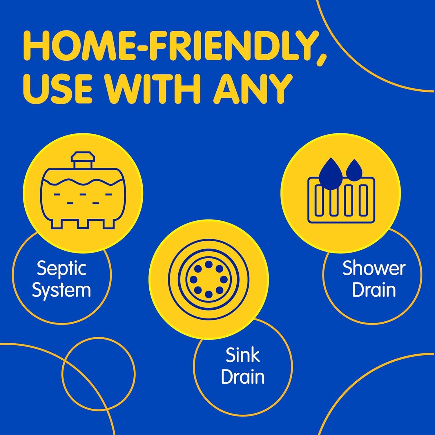 image:imagePlink Fizzy Drain Freshener and Cleaner Prevents Clogs and Removes Odors in Household Sinks Lemon Scent 6Pack6 Count Pack of 2