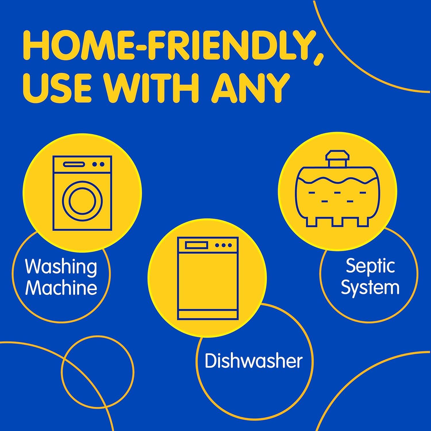 image:imagePlink Washing Machine and Dishwasher Cleaner and Freshener Prevents Residue and Removes Odors in Kitchen and Laundry Room Appliances SepticFriendly Made in the USA Lemon Scent 12 Tablets1 Count Pack of 12