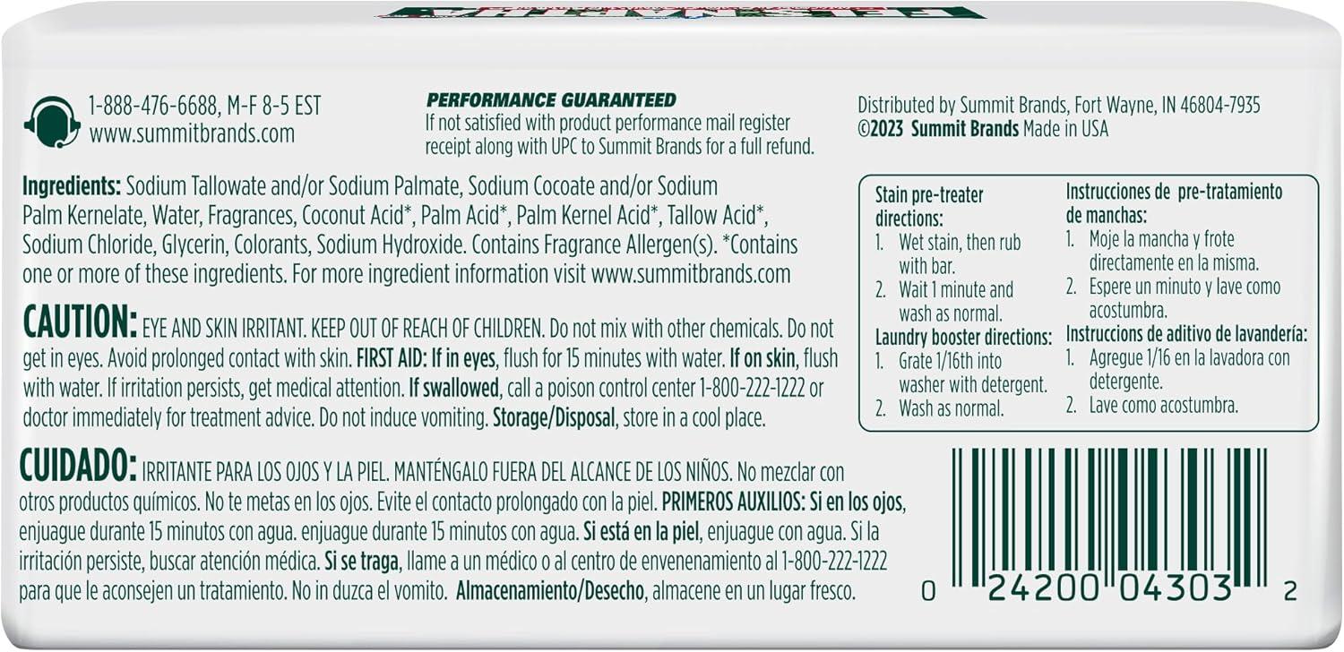 image:imageZout FelsNaptha Laundry Bar and Stain Remover Tough Stain Removal 5 Ounce Bar 6Pack