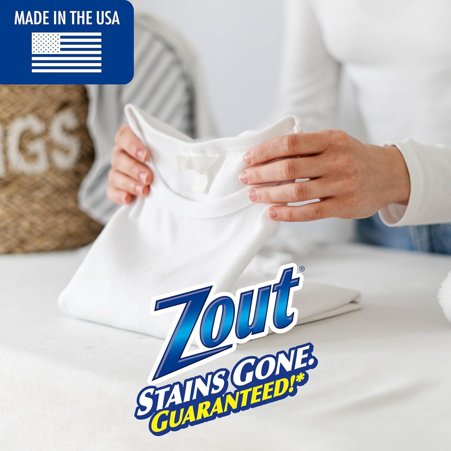 image:imageZout Laundry Stain Remover Spray Triple Enzyme Formula Removes the Toughest Stains Made in the USA 22 Ounce Bottles 2PackFoaming Action