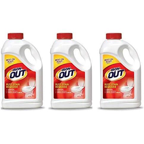 image:imageIron OUT Rust Stain Remover Powder Remove Rust Stains In Bathrooms Kitchens Appliances Laundry And Outdoors 475 Pound Bottle76 Ounce Pack of 3