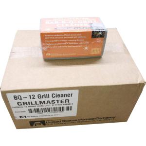 Grillmaster BQ-12 Bar-B-Q Cleaner Pumice Stone, GrillBrick for Grill Cleaning, Medium Size, 5.75×2.75×2.75 inches, (Each)(12)