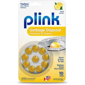 Plink Garbage Disposal Cleaner, Freshener & Odor Removing Balls, Easy to Use, Fresh Lemon Scent, 40 Count(Lemon)